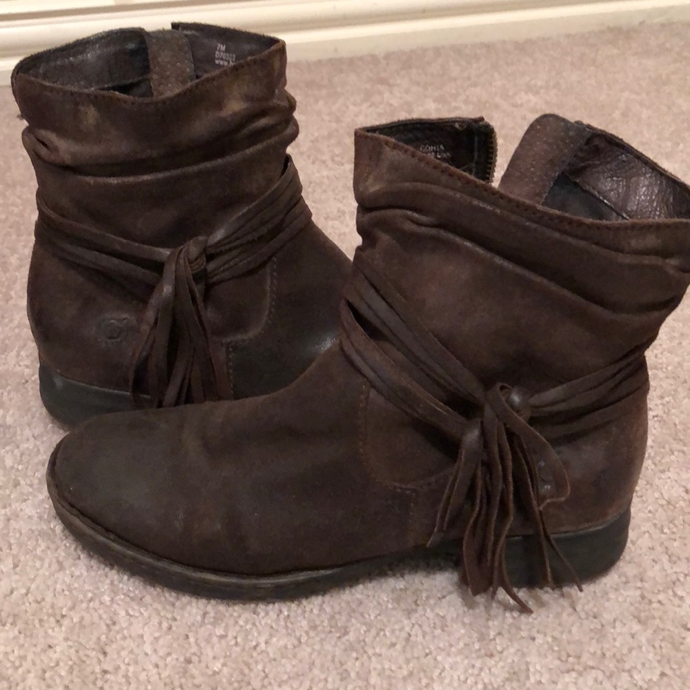 Born Leather Booties